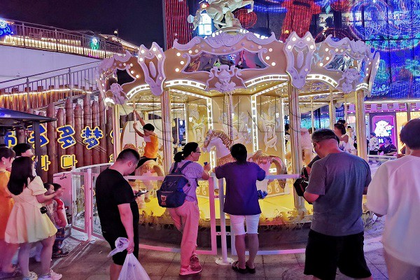 Amusement park grand carousel ride for sale