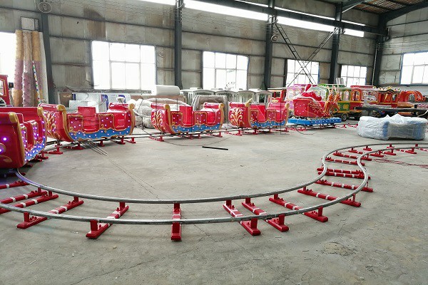 Christmas themed track train ride for sale