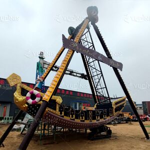 Installation for amusement park pirate ship ride